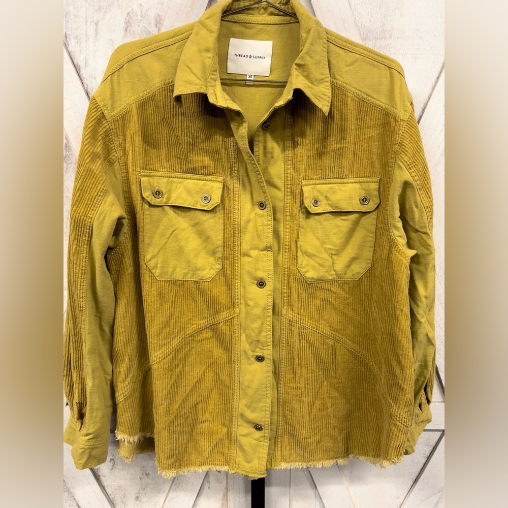 Thread & Supply Mustard Utility Jacket - Picture 2 of 5